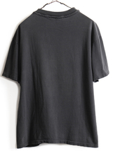 90s USA製 人気 黒 ■ 偉人 アート プリント 半袖 Tシャツ ( メンズ L ) 古着 90年代 オールド プリントTシャツ ミハイル ツヴェット HANES_画像6