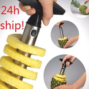 * color selection * 1pc stainless steel steel easy pineapple peeling vessel accessory pineapple slicer fruit cutter kitchen tool 