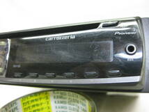 K-1194　Carrozzeria　カロッツェリア　DEH-330　MP3　フロント AUX　1Dサイズ　CDデッキ　故障品_画像2