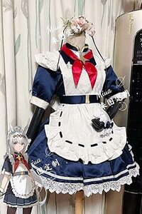 ウマ娘 プリティーダービー オグリキャップ メイド服 同人 コスプレ衣装 風(ウィッグ 靴別売り)