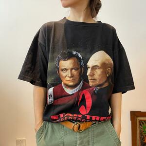 【327】古着 90s STAR TREK スタートレック キャラクター 94年 Lサイズ Tシャツ シングルステッチ ヴィンテージ USA