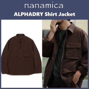 L～XLサイズ相当のMサイズ ★定価28600円★ 新品 nanamica ALPHADRY Shirt Jacket ★ ナナミカ シャツジャケット SUAF182