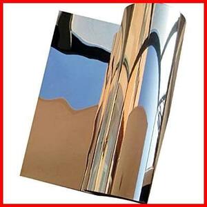 新品♭貼る鏡 割れない鏡 MPCFミラー シール シート ウォール ステッカー 鏡 全身 壁紙 飛散防止 反射板 レフ版… (50x100cm)