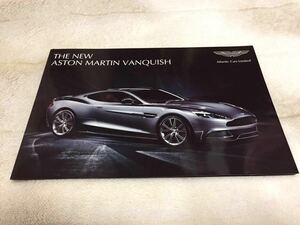 【正規品 日本語版 希少】アストンマーチン ヴァンキッシュ 簡易カタログ Aston Martin Vanquish アストンマーティン