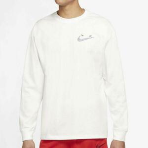 NIKE(ナイキ) - ＭEN OCマックス ロングスリーブTシャツ ロンT Lサイズ 白色 バスケットボール 長袖シャツ バスケ (新品タグ付き未着用品)