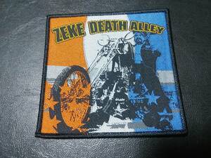 ZEKE 刺繍パッチ ワッペン death alley / dwarves entombed metallica iron maiden motorhead HELLACOPTERS