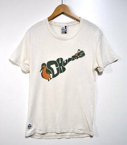 【CHUMS】チャムス 半袖 プリントTシャツ キナリ S 古着