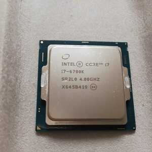 インテルIntel Core i7-6700k 4.00GHz LG1151　●中古ジャンク品扱い●