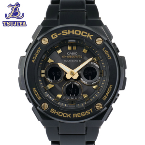 CASIO カシオ　G-SHOCK　GST-W300BD　ブラック文字盤　樹脂/ステンレス/タフソーラー/電波時計　メンズ　中古AB【辻屋質店W0325】