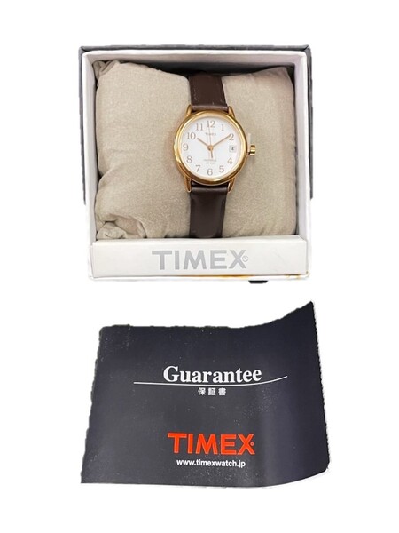 掘り出し物 TIMEX タイメックス T2P564 レディースサイズ EASY READER イージーリーダー T2P564 ホワイト×ローズゴールド×ブラウン