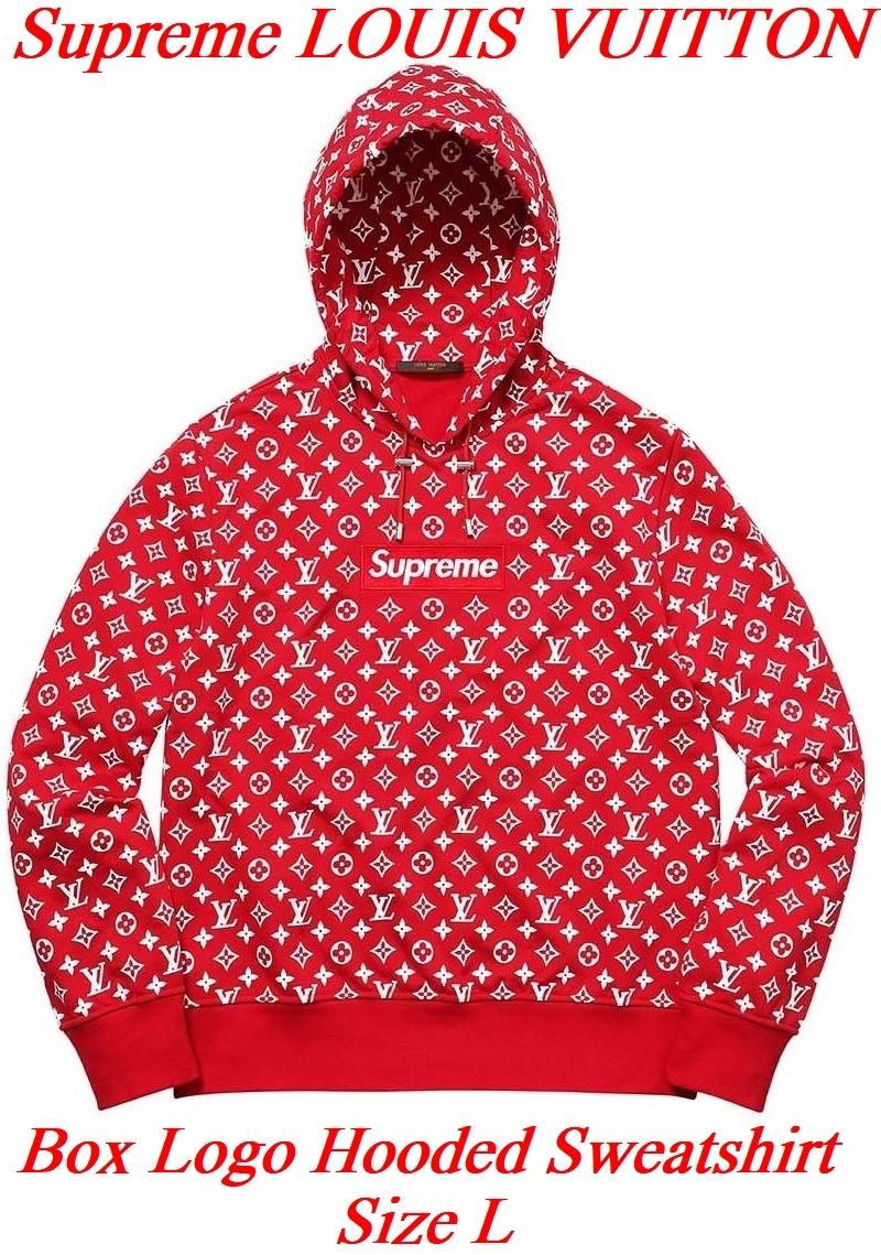 数量は多 Supreme VUITTON LOUIS box S パーカー logo パーカー - www