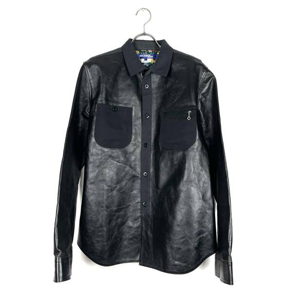 ジュンヤワタナベマン(JUNYA WATANABE MAN) HORSE LEATHER SHIRTS (black)