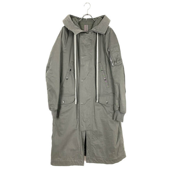 ダークシャドウ(DRKSHDW) HOODED LONG PARKA 16AW (gray)