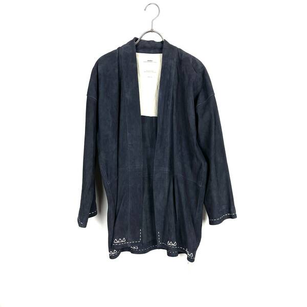 VISVIM(ビズビム) SANJURO KIMONO IT VEG GOAT 18SS (navy)