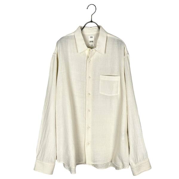 VISVIM(ビズビム) HEMI SHIRT L/S (H.W.) 19SS (ivory)