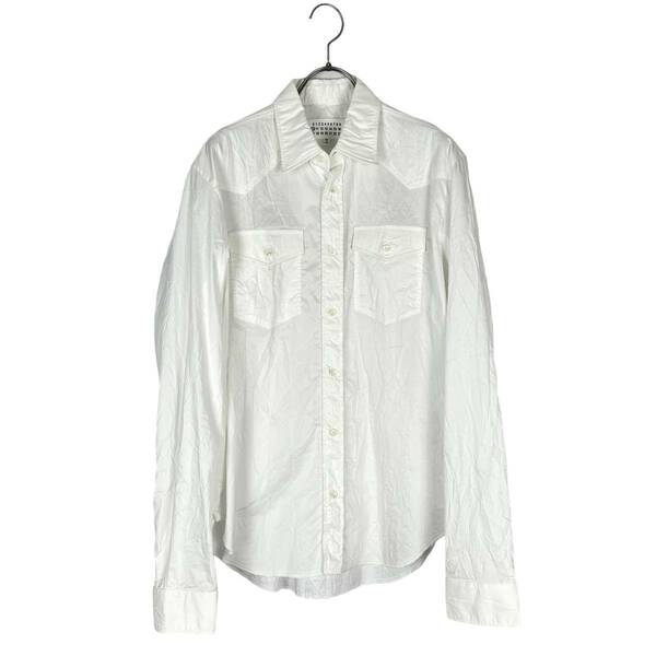 メゾン マルジェラ(Masion Margiela) wrinkle shirts 16SS (white)