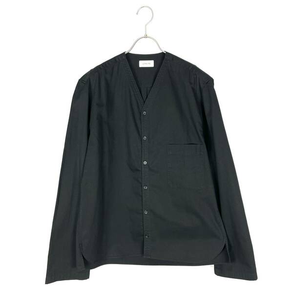 LEMAIRE(ルメール) V-Neck Collar Shirt (black)