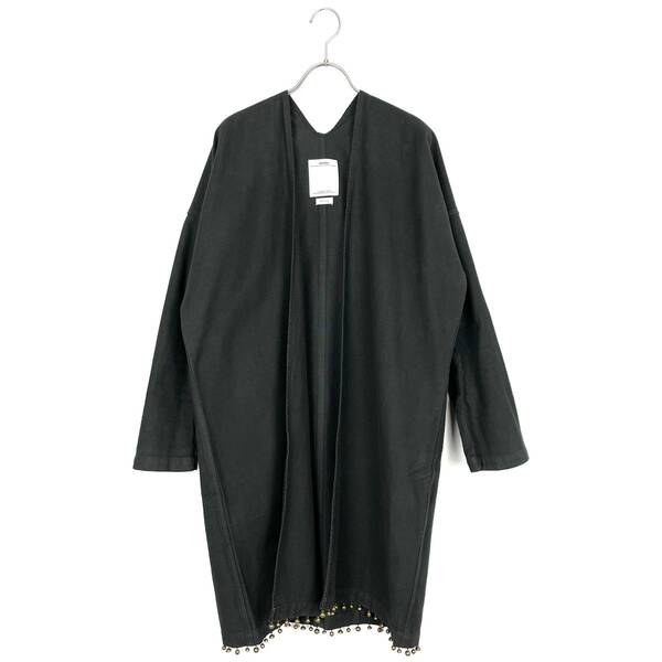 【30%OFF】VISVIM(ビズビム) SANJURO COAT BRUSHED FLANNEL 15AW (black)