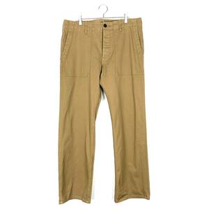 【30％OFF】VISVIM(ビズビム) DRILL MIL PANTS 18AW (khaki)