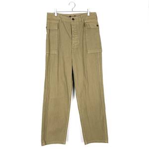 【30％OFF】VISVIM(ビズビム) TIOGA CARGO PANTS (HERRINGBONE) 18AW (khaki)