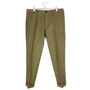 VISVIM(ビズビム) HIGH-WATER PANTS LI/W/C TWILL 18AW (sand beige)