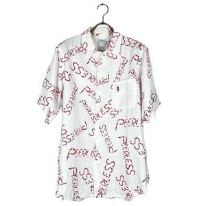 VISVIM(ビズビム) ELLAS SHIRT S/S PEERLES 17SS (white/red)