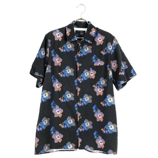 MARC JACOBS(マークジェイコブス) flower print s/s shirts 14SS（black)