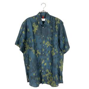 OAMC(オーエーエムシー）patterned all over S/S shirt（navy）