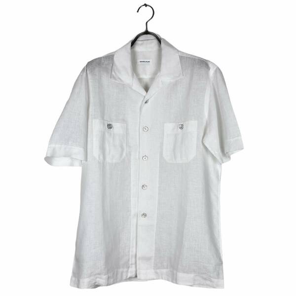 Salvatore Piccolo （サルヴァトーレピッコロ）short sleeve open collar shirts（white）