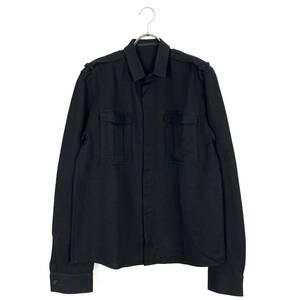 HAIDER ACKERMANN(ハイダーアッカーマン) linen shirt jacket (black)