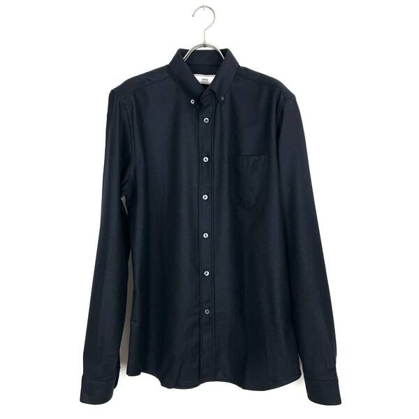 ami alexandre mattiussi(アミ アレクサンドル マティッシュ) wool shirt（black) 2