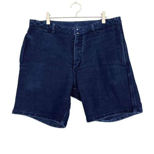 VISVIM(ビズビム) PASTORAL SHORTS (LUXSIC KENDOGI) 17SS (0117105008016) (indigo)