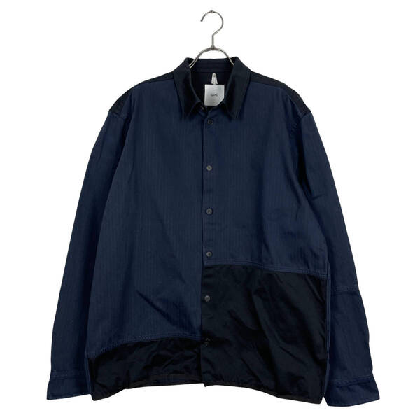 OAMC(オーエーエムシー) Cascade Panel Shirt (navy)