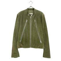 Maison Margiela(メゾン マルジェラ) 八の字 sude leather jacket (khaki)_画像1