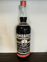 超稀少☆1960's AMARO GAMBAROTTA 1000ml 36% 薬草系リキュール_画像1