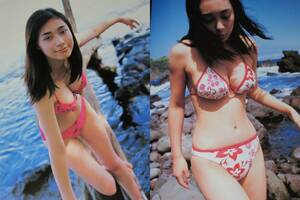 写真集 吹石一恵 FUKIISHI 20歳水着 両面ポスター付 2002年帯付初版 定価2420円 ウルトラマンコスモス