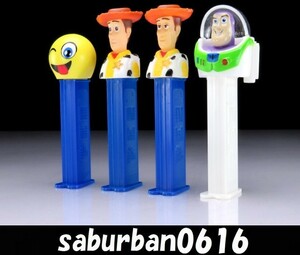 アニメ0700 トイストーリー PEZ ペッツ ウッディ バズ・ライト・イヤー アメリカン 雑貨 アメリカ USA キャラクター グッズ 人形フィギュア