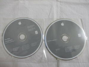 【中古】MacOSX 10.4.10 インストールディスク 2枚組　発送・クリックポスト