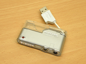 ELECOM USB-SAV51 サウンド アダプタ ※送料120円 オーディオ変換 外付け サウンド カード 増設 (USB → 3.5mm ヘッドフォン) #2207-4002