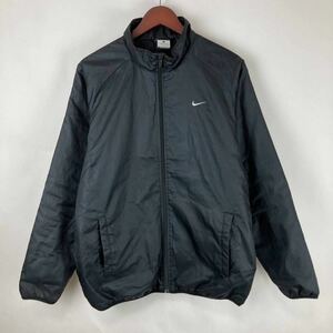  large size NIKE Nike men's long sleeve Wind breaker outer outer garment . manner black black color L size sport training outdoor 