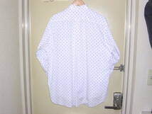 AD1989 コムデギャルソン オム COMME des GARCONS HOMME ポルカドット オープンカラーシャツ 白 vintage old 開襟 80s 90s アーカイブ_画像4