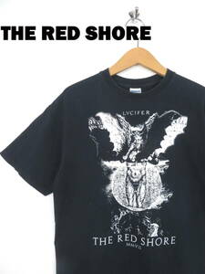 THE RED SHORE ★ ルシファー バンド Tシャツ M ★ ザ レッド ショア― メタル バンT デスコア ハードコア デスメタル ブラック 悪魔