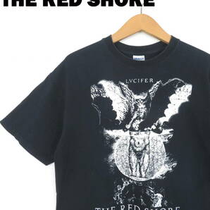 THE RED SHORE ★ ルシファー バンド Tシャツ M ★ ザ レッド ショア― メタル バンT デスコア ハードコア デスメタル ブラック 悪魔