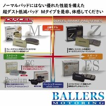 DIXCEL シトロエン C2 1.6 VTS フロント用 ブレーキパッド Mタイプ CITROEN A6NFS ディクセル 低ダスト パット 2111679_画像3