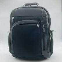 1円 ■極美品■ TUMI トゥミ リュック バックパック アリーヴェ キングスフォード レザー ナイロン 牛革 ブラック メンズ 大容量 25181D_画像2