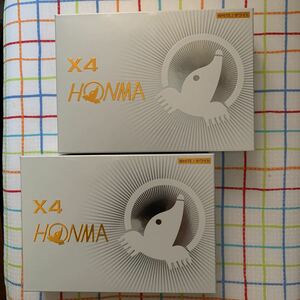 2ダース　本間ゴルフ X4 ホンマ HONMA ホワイト　白色 ウレタンカバー ウルトラソフトコア ゴルフ ゴルフボール　送料無料