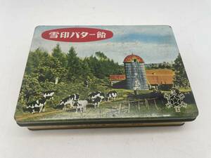  Hokkaido snow seal butter sweets empty box retro Vintage 