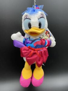 176 ディズニー夏祭り2012 デイジー ぬいぐるみバッジ TDS TDL TDR ディズニーランド　バッチ　未使用 タグ付き　ぬいば