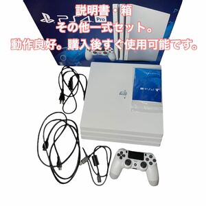 PlayStation4 Pro グレイシャー・ホワイト 1TB (CUH-7000BB02) SONY PS4本体 