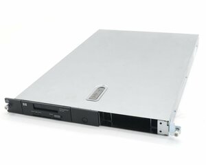 hp StorageWorks 1Uラックマウント型テープエンクロージャー DAT160ドライブ搭載 SCSI接続 動作確認済 少難あり